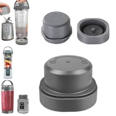 Imagem de Tampa de lâmina e tampa de recipiente para liquidificador portátil Ninja Blast série BC100 e série BC151, acessórios, peças de reposição, à prova de vazamento, lavável na lava-louças, cinza