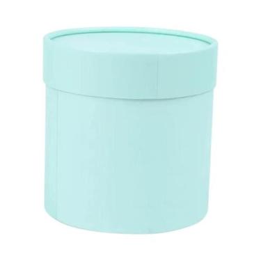 Imagem de Caixa De Presente Redonda De Papelão 12x12cm Para Casamento, Festa, Em