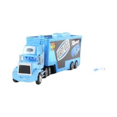 Imagem de Brinquedo De Modelo Die Cast Do Carro Lightning McQueen E Jackson Stor