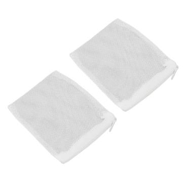 Imagem de AYNEFY 10 Sacos de Mídia de Filtro de Aquário Dos Pces, Saco de Malha Fina Reutilizável do Tanque de Peixes Filtragem Biológica Química Sacos de água Doce de água Salgada Com Zíper
