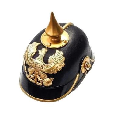 Imagem de Capacete De Plástico Retro Alemão Prussiano Para Meninos, Máscara Usáv