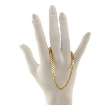 Imagem de Pulseira Feminina Veneziana 3.0 20 Cm Ouro 18k 750. Garantia - JOIE JO