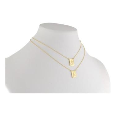 Imagem de Escapulário Masculino Ouro 18k 750 Grumet Dupla Face 60 Cm - JOIE JOIA
