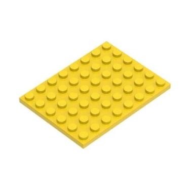 Imagem de Blocos De Montar Compatíveis Para Crianças 15 Peças 3036 6x8 Placas De