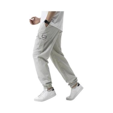 Imagem de Calças Cargo Casuais Masculinas Para Primavera E Outono, Tamanhos S-2X