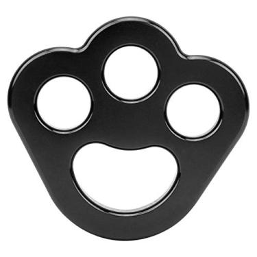 Imagem de aqxreight Corda 3 Furos Force Rigging Plate Divisor Equipamento de Escalada de Força de DedoPreto está Vedando Equipamento de Design Completo Em Declive Proteção contra Oxidação Redonda para (Preto)