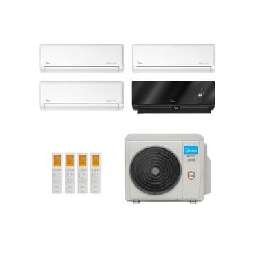 Imagem de Ar-Condicionado Multi Split Inverter Midea 42.000 (2x Evap HW 9.000 + 1x Evap HW 12.000 + 1x Evap HW 24.000) Quente/Frio 220V