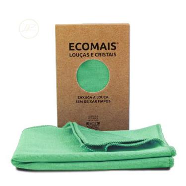 Imagem de Ecomais Louças e Cristais Para Limpeza e Enxugar, Verde