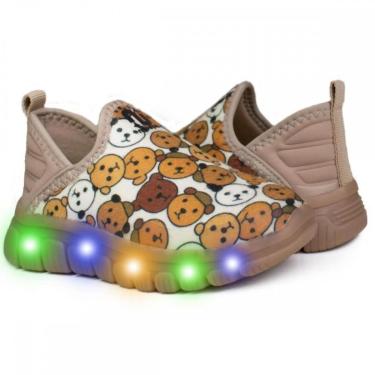 Imagem de Tenis Novopé 99001048 4633 Bobbie Goods Led Infantil-Masculino