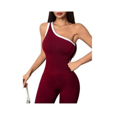 Imagem de Macacão De Ginástica Sem Costura Para Mulheres, Leggings De Yoga, Roup