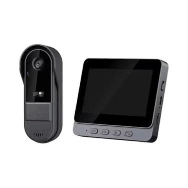 Imagem de Câmera De Vídeo Sem Fio Com Visão Noturna HD E Tela De 43 Polegadas Pa