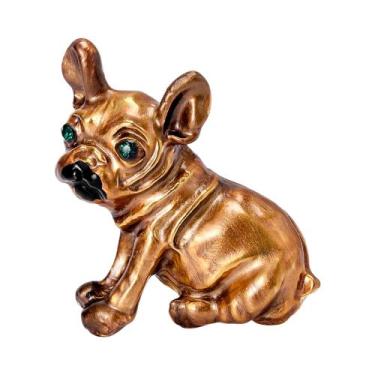 Imagem de Broche De Esmalte Unissex Com Strass De Cachorro, Joia De Lapela Para 