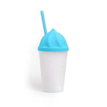 Imagem de Kit 30 Copo Sorvete Leitoso 550 ML - Biel Copos, Azul BB