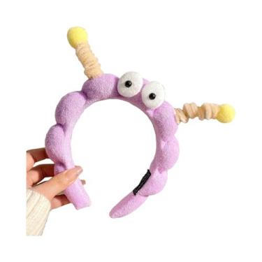 Imagem de Faixas De Cabelo Divertidas De Pelúcia Coloridas Com Personagens De De