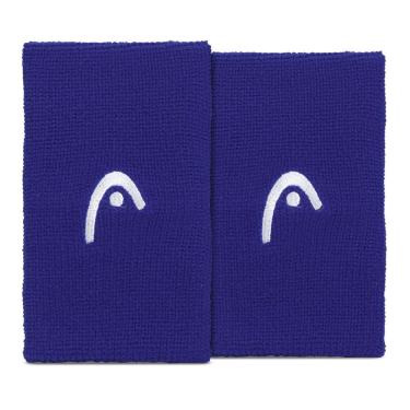 Imagem de Munhequeira Head 2.5 Grande Logo Azul - Com 02 Unidades