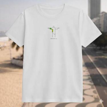 Imagem de Camisa Camiseta Unissex Cristo Redentor Rio de Janeiro Cristã Religios