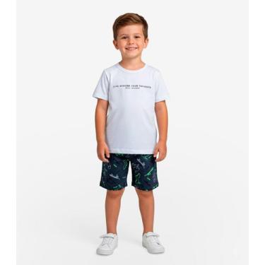 Imagem de Conjunto Infantil Camiseta e Bermuda Select Cinza, 6, Cinza
