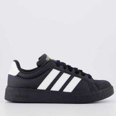 Imagem de Tênis Adidas Streettalk Preto e Branco Feminino, 35