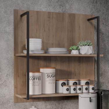 Imagem de Painel Organizador com 2 Prateleiras Clara Freijó Maderatto Móveis