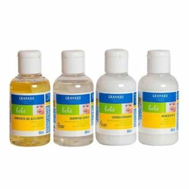 Imagem de Kit Viagem Shampoo e Condicionador com Sabonete Mais Hidrat Granado Bebê Kit-Unissex