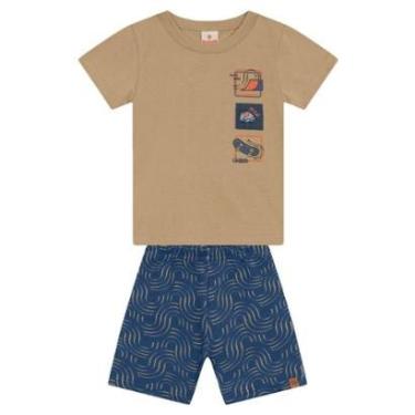 Imagem de Conjunto infantil menino de skate Brandili-Masculino