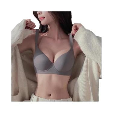 Imagem de Sutiã plus Size Sem Costura Com Bojo Push up FallSweet, Lingerie Confo
