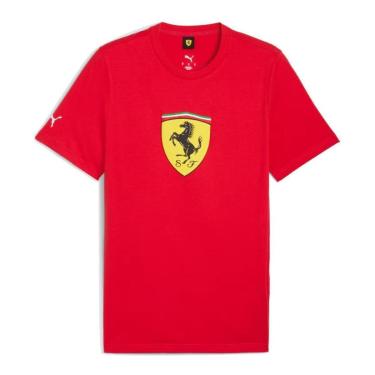 Imagem de Camiseta Scuderia Ferrari Sportswear Coloured Shield Puma - Vermelho-Masculino