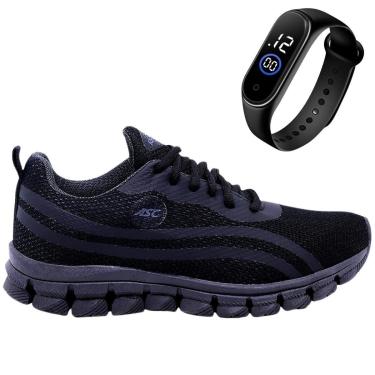 Imagem de Tênis Aventure Esportivo Asc Lege-21 Feminino e Masculino Cross Treino Leve Caminhada + Relógio-Unissex
