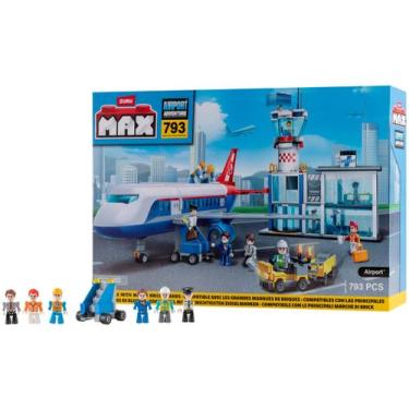 Imagem de Blocos De Montar Zuru Max City Aeroporto 793 Peças - Candide