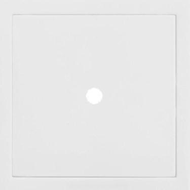 Imagem de Placa Branca Com 1 Furo + Suporte 4x4 -ek-30000-47 - Ekron Placa Branc