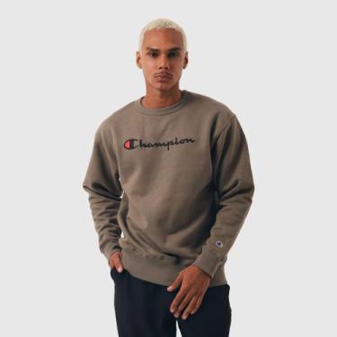 Imagem de Moletom crewneck champion life superfleece script logo emb, M