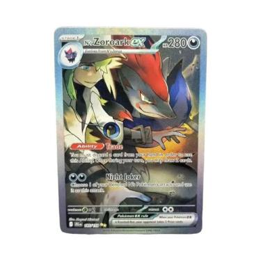Imagem de Cartas PTCG Psyduck Salamence Crobat Mewtwo DIY EN - Jogo Clássico Fei