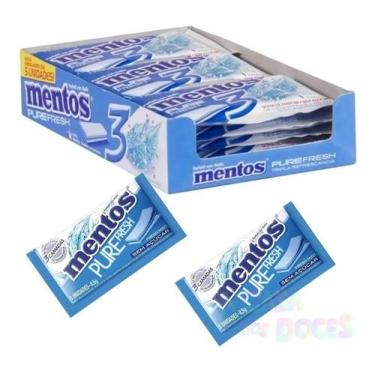 Imagem de Chiclete Goma De Mascar Mentos Freshmint C/15 Tipo Trident - Congratul