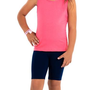 Imagem de Bermuda Ciclista Infantil Feminina Rovi Kids Azul, Azul, 18