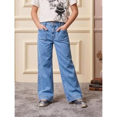 Imagem de Calça Jeans Bolso Inverso Regulagem e Elastano Animê-Feminino