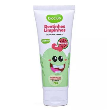 Imagem de Gel Dental Infantil Vegano Melancia Sem Flúor Bioclub 70g