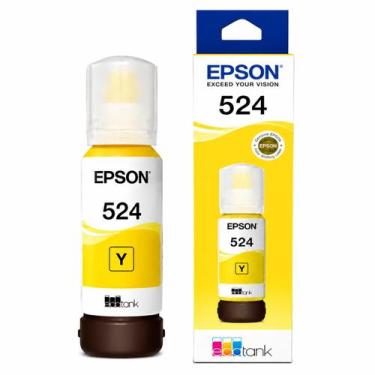 Imagem de Epson T524 Amarela 70 ml Original EcoTank L15150 L15160