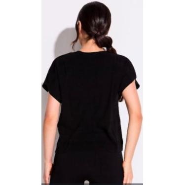 Imagem de Blusa Trifil Arrastão Raschel, Preto, unico