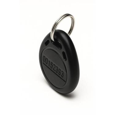 Imagem de Tag Chaveiro Rfid Em4100 125khz - 100un Não Regravável Preto - genéric