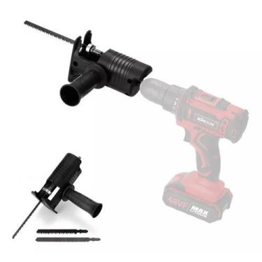 Imagem de Adaptador Acessório Serra Sabre Tico Tico Para Furadeira E Parafusadei