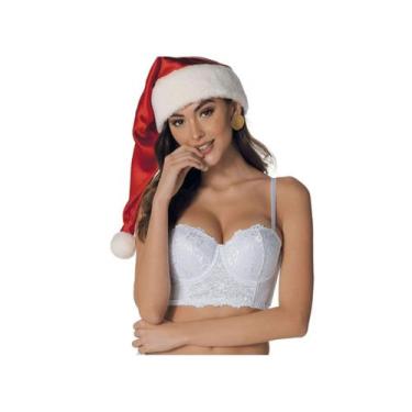 Imagem de Sutiã Corpete Top Alongado Lover DeMillus 067839, Branco, 44