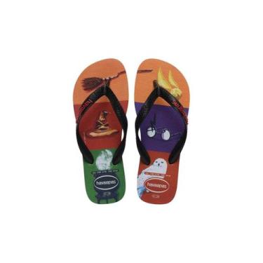 Imagem de Chinelo Havaianas Harry Potter 022331 Cor:PretoTamanho:42, Preto, 38