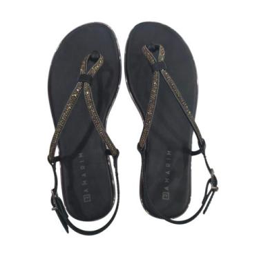 Imagem de Rasteirinha feminina ramarim 2422206, Preto, 37