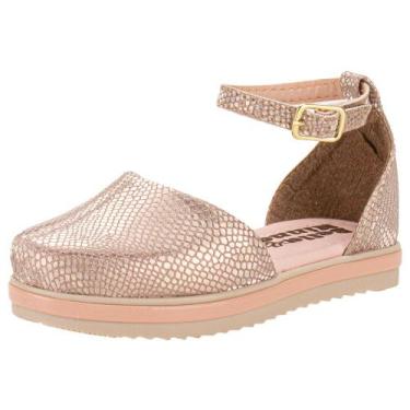 Imagem de Sandália infantil espadrille bella ninna 12081, Rosa, 23