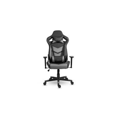Imagem de Cadeira Gamer XT Racer Taycan, Até 130Kg, Com Almofadas, Braço 3D, Cilindro de Gás Classe 4, Couro PU, Preta e Cinza - XTR-043