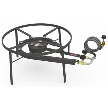 Imagem de Fogão Industrial F2B10 PRFGC-300 2 Bocas Alta Pressão Queimador Caulim Duplo 10 Chamas Preto Progás