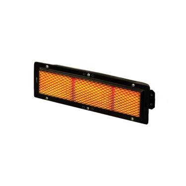 Imagem de Queimador Infravermelho Esmaltado Maqenge para Churrasqueira e Assador de Frango 8900 BTUS 32,1cm Preto