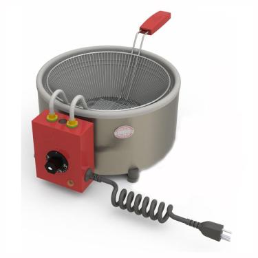 Imagem de Fritadeira Elétrica Tacho 3L PR-310E 2000W Termostato Automático Prata 110V Progás