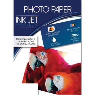 Imagem de Papel Fotografico INKJET A4 GLOSSY Premium 180G CX.C/50 - Mares
