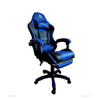 Imagem de Cadeira Gamer Escritório Ergonômica Robusta MX Racer Série Premium Azu